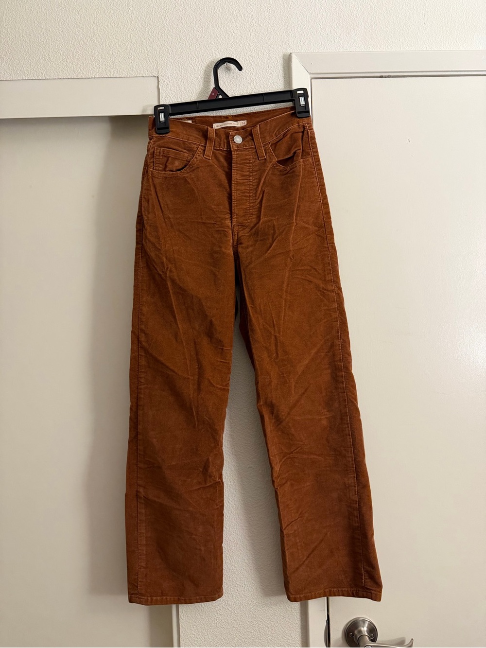 Levi's Brown Corduroy Straight-Leg Jeans